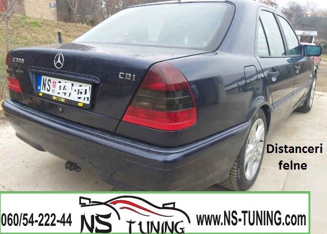mercedes c klasa distanceri felne 5x112 20mm ugradnja novi sad tuning